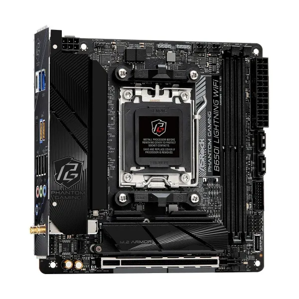 Pagrindinė plokštė ASRock B650I LIGHTNING WIFI Intel Wi-Fi 6 AMD B650 AMD AM5