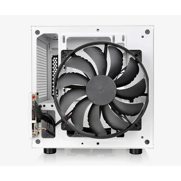 Mini ITX Midtower Korpus THERMALTAKE Core V1 Snow Edition Valge
