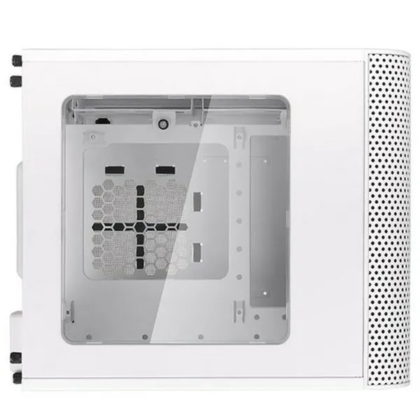 Mini ITX Midtower Korpus THERMALTAKE Core V1 Snow Edition Valge