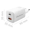 Seinalaadija Qoltec 50765 Valge 65 W