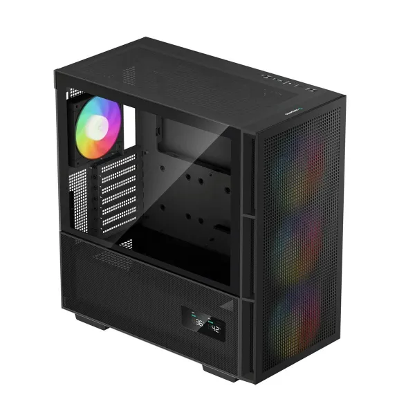 ATX Semi-tower Korpus DEEPCOOL CH560 DIGITAL Must Mitmevärviline