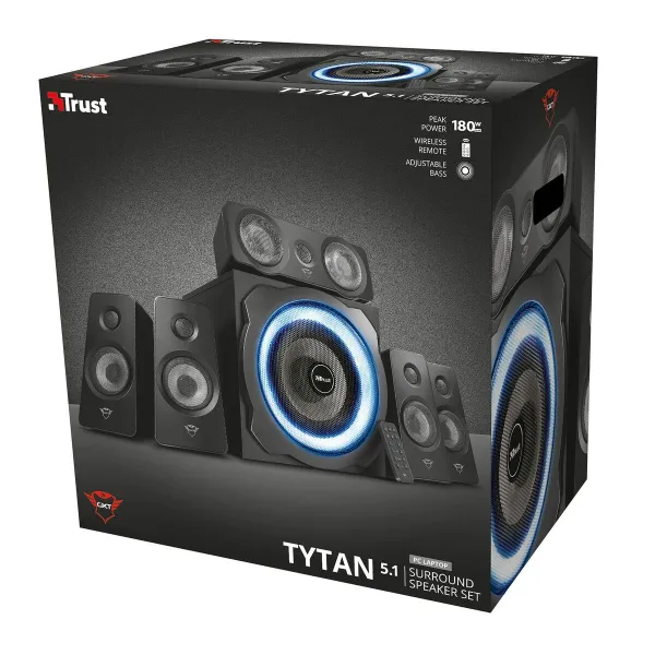Динамики для ПК Trust GXT 658 Tytan 5.1 Чёрный 90 W