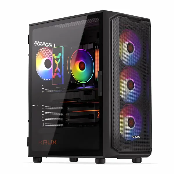 ATX Semi-tower Korpus Krux KRXD003 Must