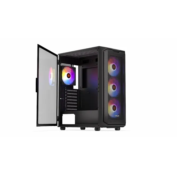 ATX Semi-tower Korpus Krux KRXD003 Must