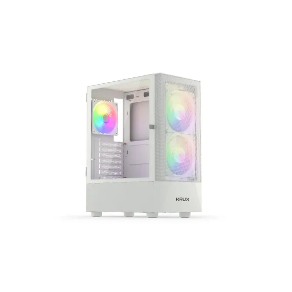 ATX Semi-tower Korpus Krux KRXD005 Valge