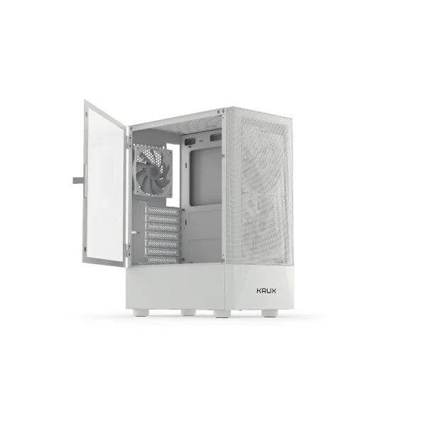 ATX Semi-tower Korpus Krux KRXD005 Valge