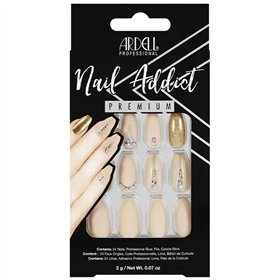 Ardell Nail Addict Nude Jeweled False Nails