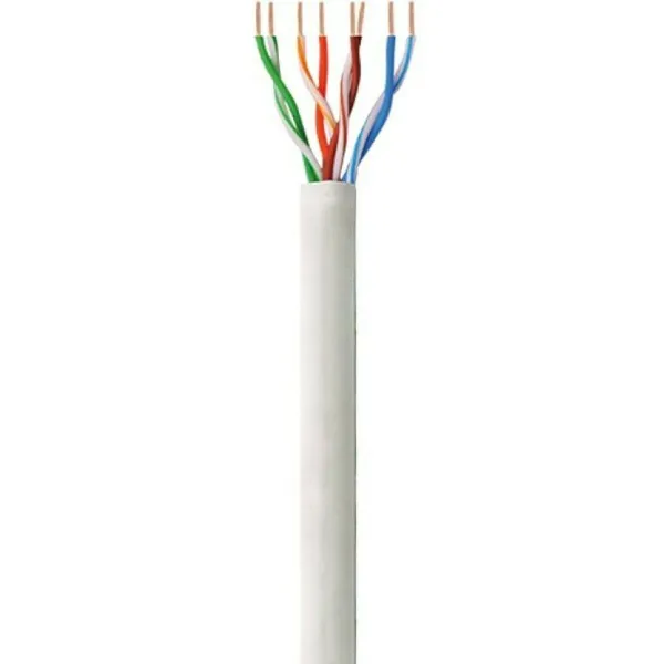 Жесткий сетевой кабель UTP кат. 6 Techly ITP9-FLU-0305 Серый 305 m