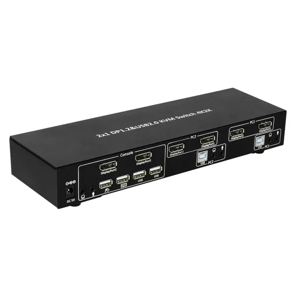 KVM Lüliti Techly DP-KVM2
