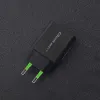 Sieninis įkroviklis Qoltec 51713 Juoda 18 W