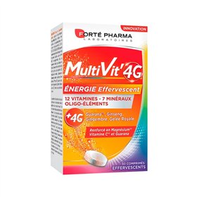 Forté Pharma Multivit 4g Energy 30 Effervescent Tablets 