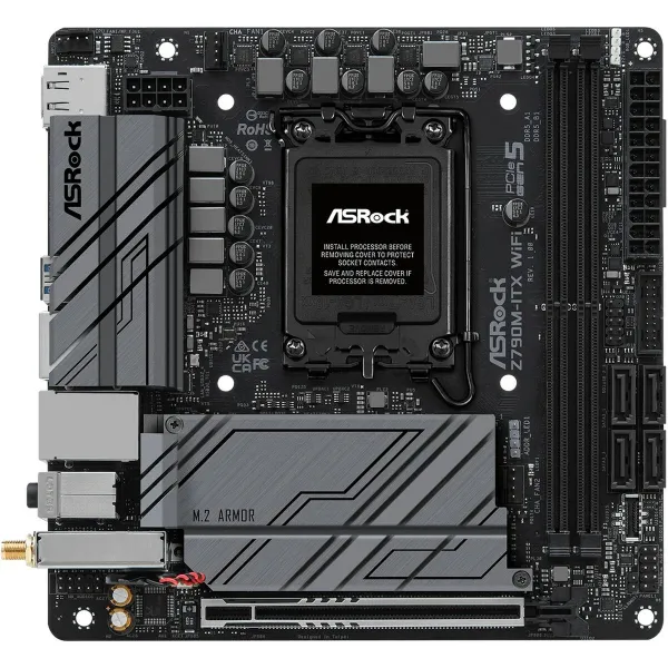 Pagrindinė plokštė ASRock Z790M-ITX WiFi LGA 1700 INTEL Z790