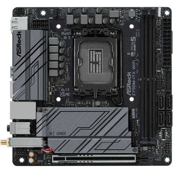 Pagrindinė plokštė ASRock Z790M-ITX WiFi LGA 1700 INTEL Z790