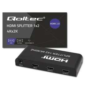 Переключатели HDMI Qoltec 51797 Чёрный