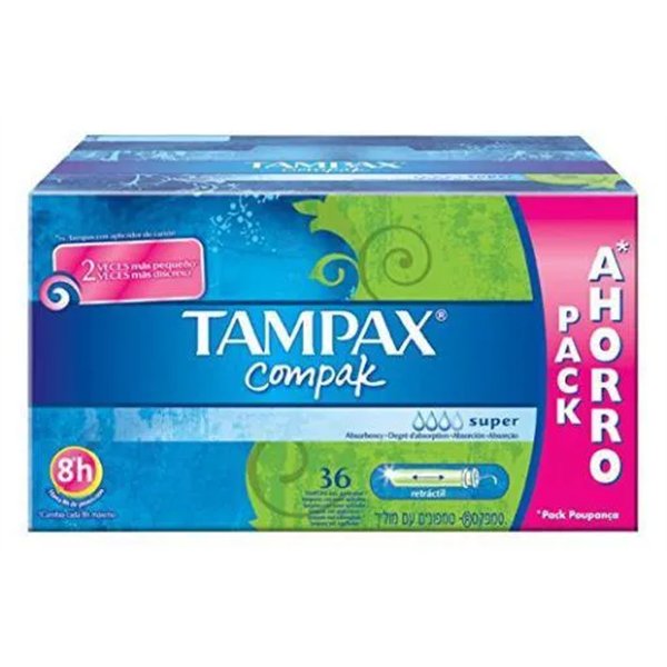 Tampax Compak Tampón Super 36 U