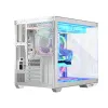 ATX Semi-tower Korpus Modecom Volcano Panorama APEX ARGB Valge