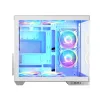 ATX Semi-tower Korpus Modecom Volcano Panorama APEX ARGB Valge