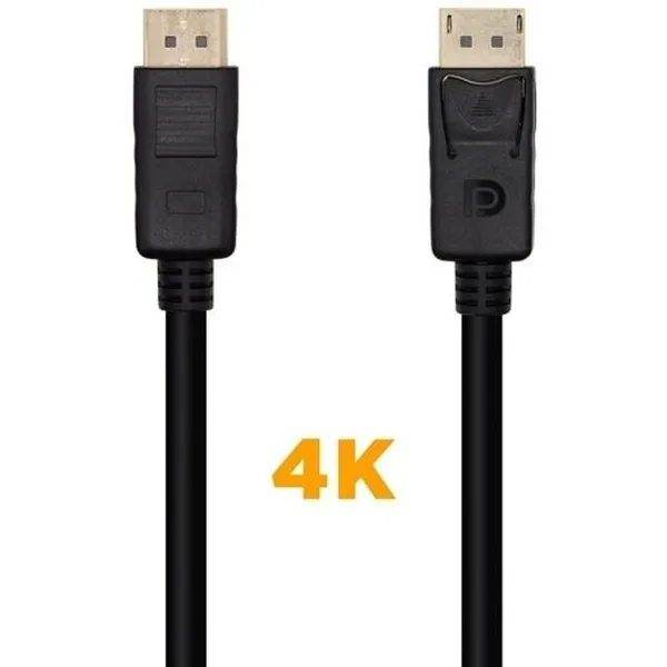 DisplayPort kabelis Aisens A124-0548 Juoda 50 cm
