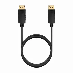 DisplayPort kabelis Aisens A124-0738 Juoda 1 m 4K Ultra HD