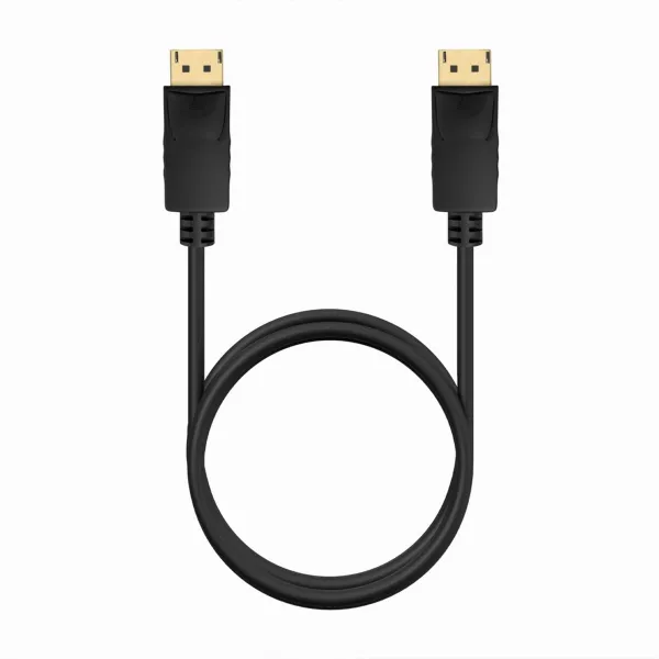 DisplayPort kabelis Aisens A124-0738 Juoda 1 m 4K Ultra HD