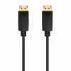 DisplayPort kabelis Aisens A124-0738 Juoda 1 m 4K Ultra HD