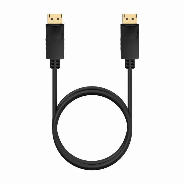 DisplayPort kabelis Aisens A124-0738 Juoda 1 m 4K Ultra HD