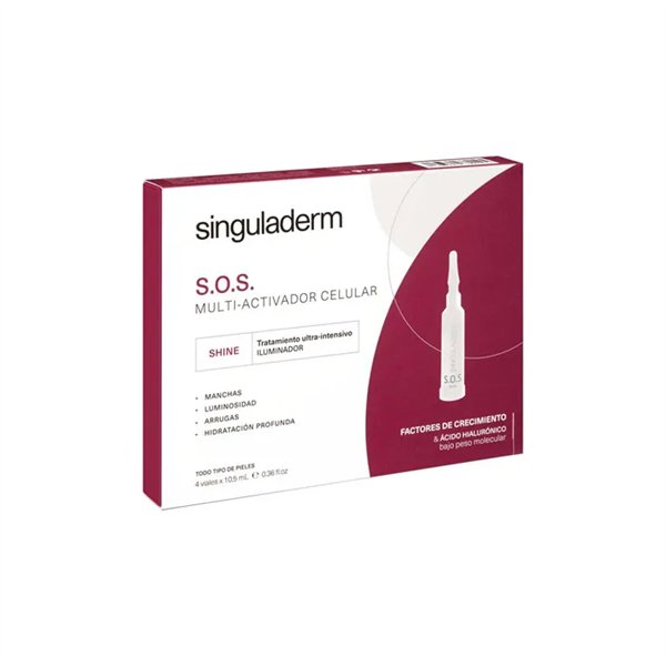 Singuladerm S.O.S. Multi-Activating Cellular Brightening Treatment 4x10,5ml