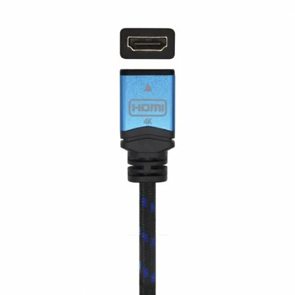 HDMI Cable Aisens A120-0452 Black Black/Blue 1 m