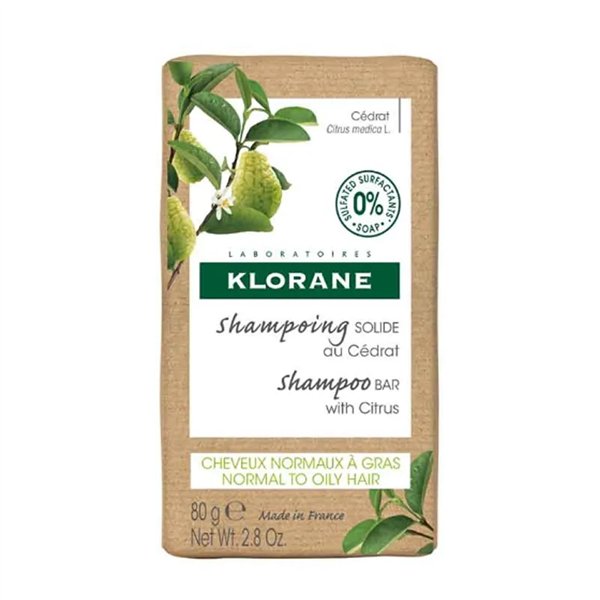 Klorane Solid Shampoo with Citronella 80 g