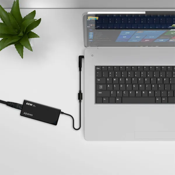 Laptop Charger Aisens ASLC-65WAUTO-BK 65 W