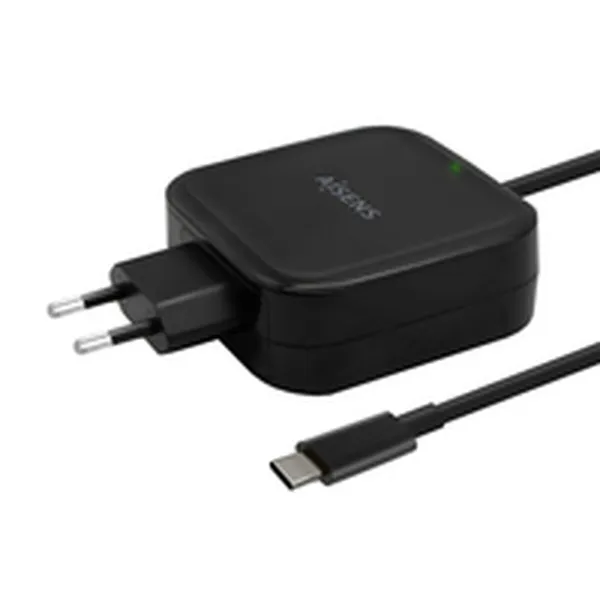 Wall Charger Aisens ASCH-1PD65WL-BK Black 65 W