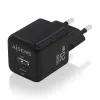 Wall Charger Aisens ASCH-20W2P011-BK Black