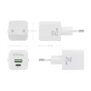 Wall Charger Aisens ASCH-25W2P014-W White Multicolour 25 W