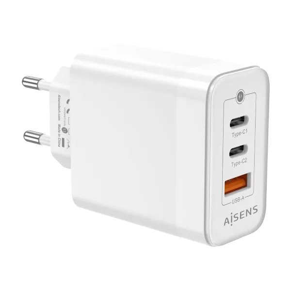 Wall Charger Aisens ASCH-65W3P007-W White 65 W