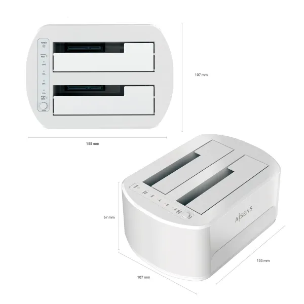 Įkrovimo stovas Aisens ASDS-D02W