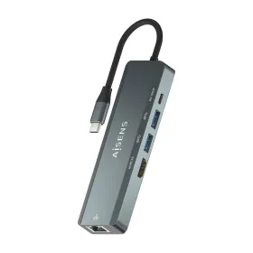 USB Centrmezgls Aisens ASUC-5P011-GR Pelēks