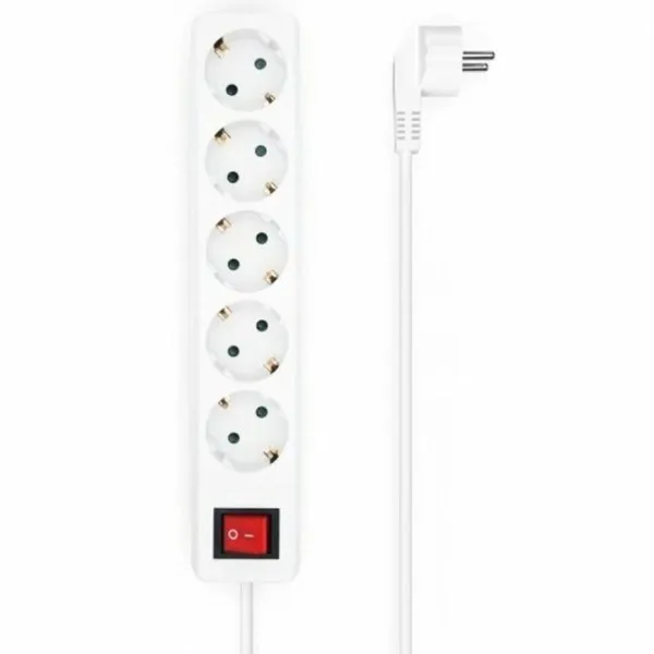 Strāvas virtene - 5 ligzdas ar Slēdzi Aisens A154-0651 Balts 3500 W