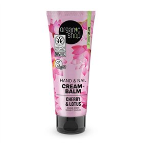 Organic Shop Cherry y Lotus Balsamo De Uñas Cream-Balm 75ml