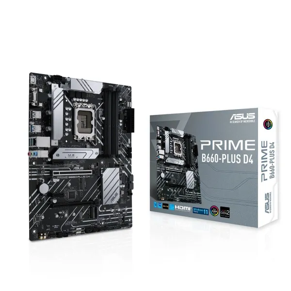Pagrindinė plokštė Asus PRIME B660-PLUS D4 LGA 1700