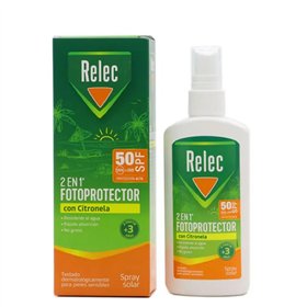 Relec Photoprotector 2 In 1 Citronella Spray Spf50 100ml