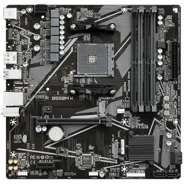 Pagrindinė plokštė Gigabyte AMD B550 AMD AMD AM4