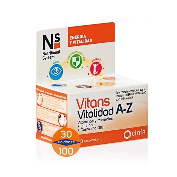 Ns Vitans Vitality A-Z 30 Tablets