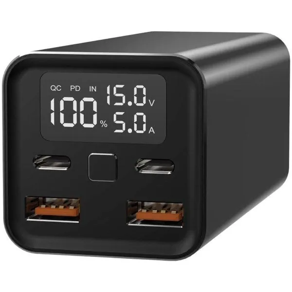Power Bank LEOTEC LEPOW65W20K Black 20000 mAh Fast charging (40 Units)
