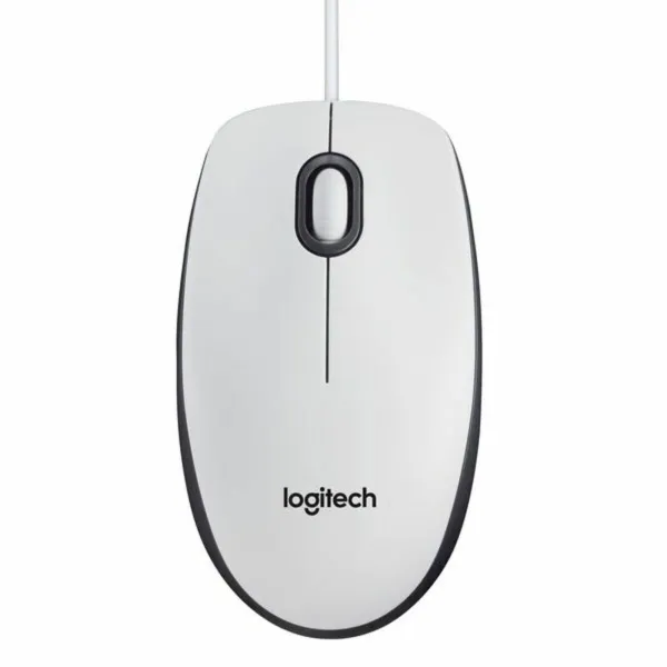 Optical mouse Logitech B100 White 800 dpi (1 Unit)