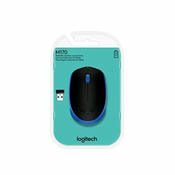 Wireless Mouse Logitech M171 Blue Black 1000 dpi