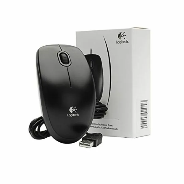 Pelė Logitech B100 Juoda 800 dpi