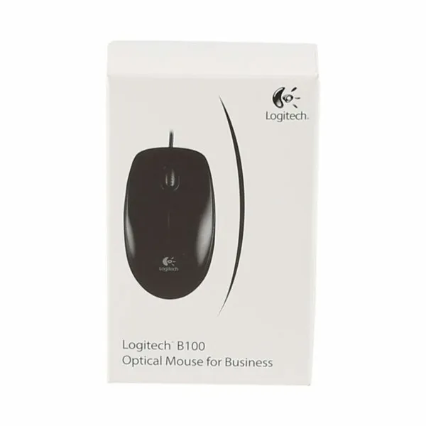 Pelė Logitech B100 Juoda 800 dpi
