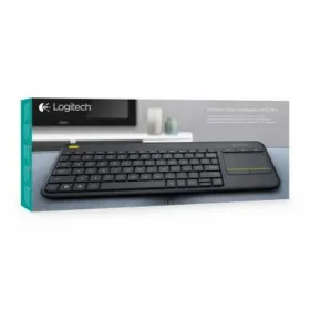 Klaviatūra Logitech K400 Plus Juoda Ispaniška Qwerty