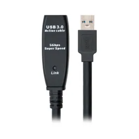 удлинительный USB-кабель NANOCABLE 10.01.031 Чёрный