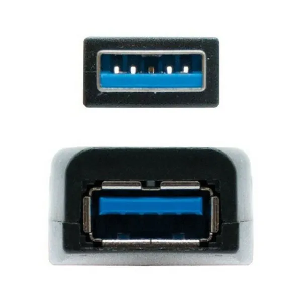 USB ilginamasis kabelis NANOCABLE 10.01.031 Juoda